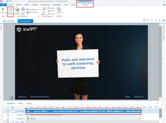 How To Convert Text To Speech Using Articulate Storyline 360?