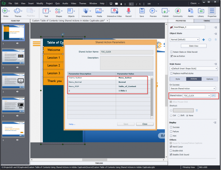 how to do table of contents in adobe pro