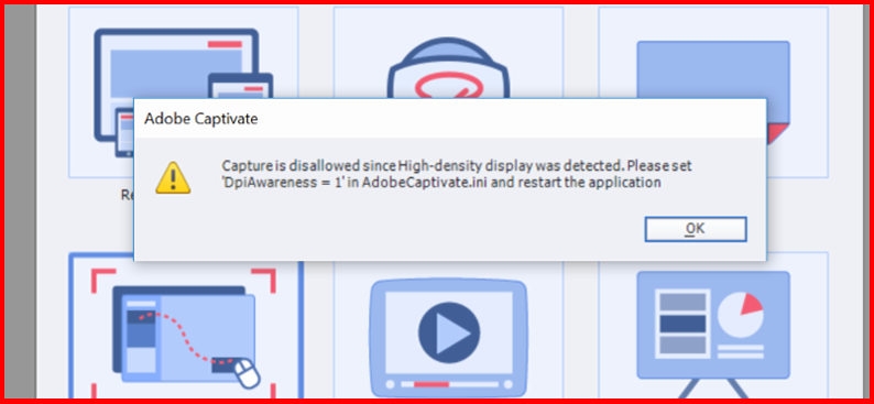 Adobe Captivate in High-Density screen