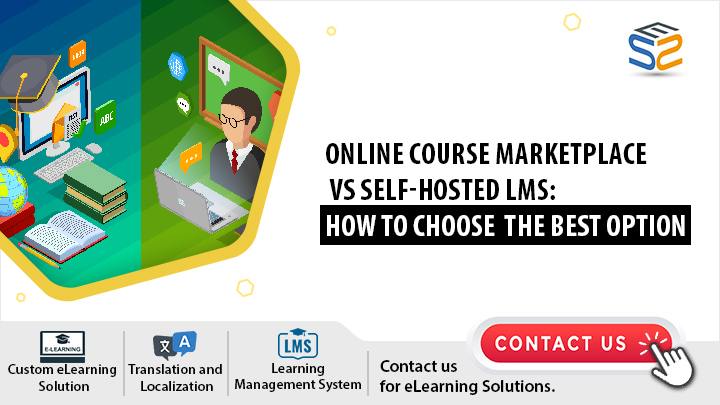 Online Course Marketplace vs Self-Hosted LMS: How to Choose the Best Option Banner