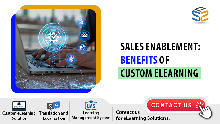 Sales Enablement Benefits of Custom eLearning Banner