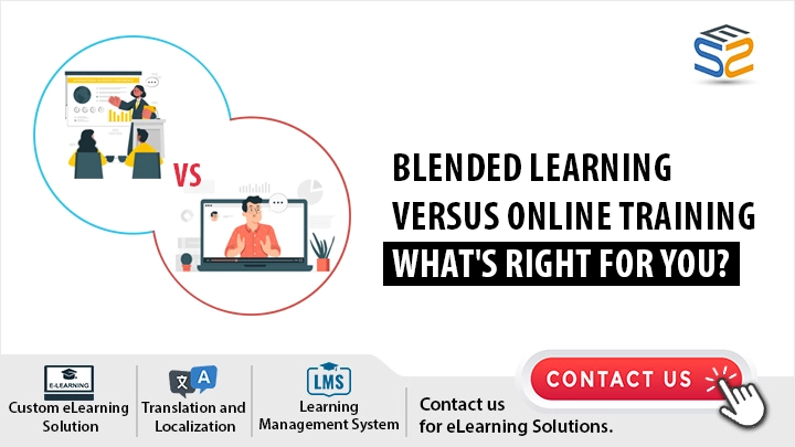 Blended Learning vs. Online Training Banner